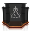 Winged Pulpit  - Tinted  Glass